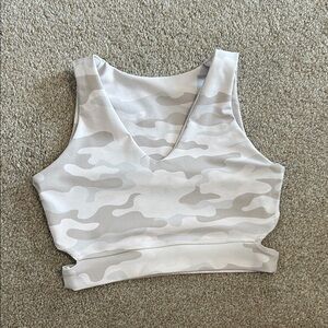 Venor Camouflage V-Neck Crop Top